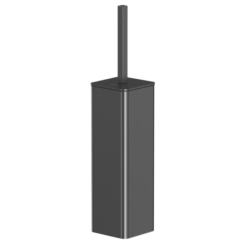 Изображение товара Ершик для унитаза Whitecross Cubo CU2474GM, напольный, вороненая сталь, gunmetal