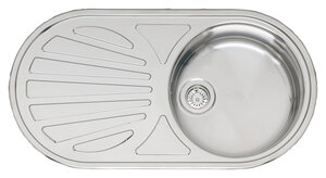 Изображение товара Кухонная мойка Reginox Galicia LUX из нержавеющей стали, овальная, хром