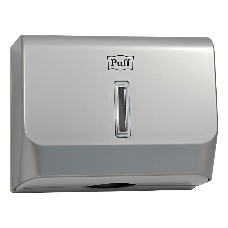 Изображение товара Диспенсер для бумажных полотенец Puff-5130S хром, ABS-пластик, 250 листов