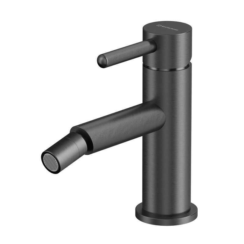 Изображение товара Смеситель для биде Whitecross Y gunmetal Y1220GM с PVD покрытием и однорычажным управлением