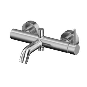 Изображение товара Смеситель Whitecross Y brushed nickel Y1230NIB для ванны и душа, цвет никель брашированный