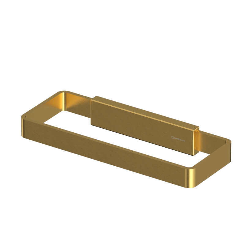 Изображение товара Полотенцедержатель Whitecross Cubo CU2458GLB 20 см золото брашированное