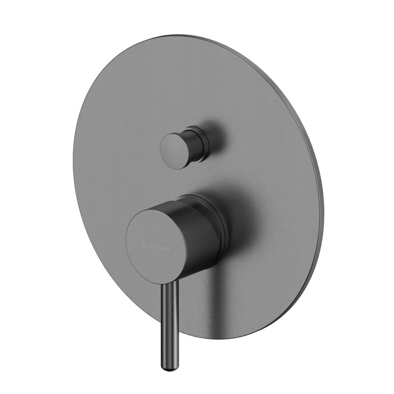 Изображение товара Смеситель Whitecross Y gunmetal Y1235GM для душа, вороненая сталь, gunmetal