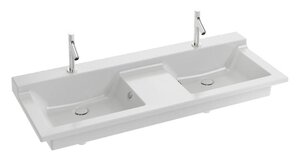 Изображение товара Раковина двойная подвесная Jacob Delafon Soprano EXJ112-00, 140 х 54 см