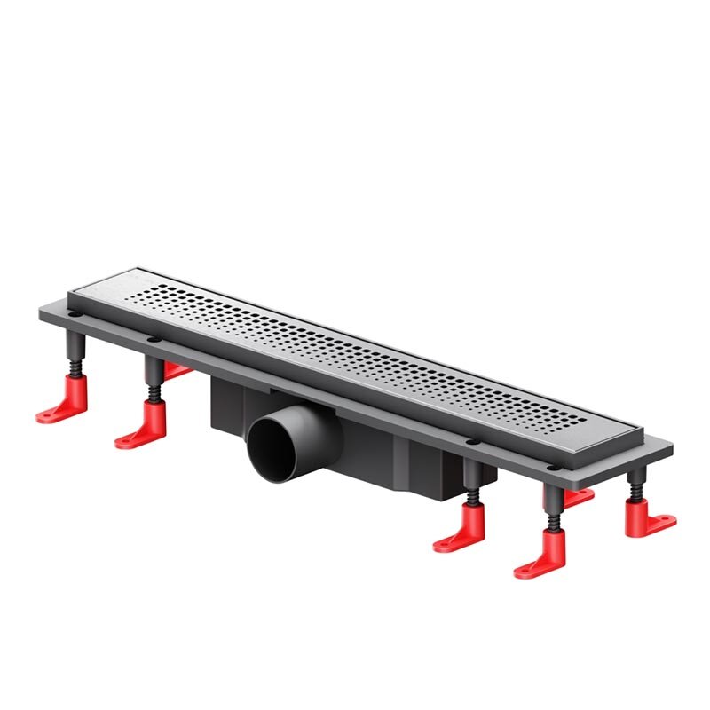 Изображение товара Дренажный канал Am.Pm PrimeFlow W02SC-P11-050-01SB 50 см хром с перфорированной решеткой