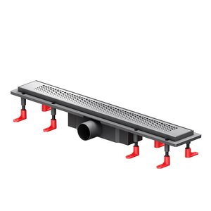 Изображение товара Дренажный канал Am.Pm PrimeFlow W02SC-P11-060-01SB, 60 см, с перфорированной решеткой, цвет хром