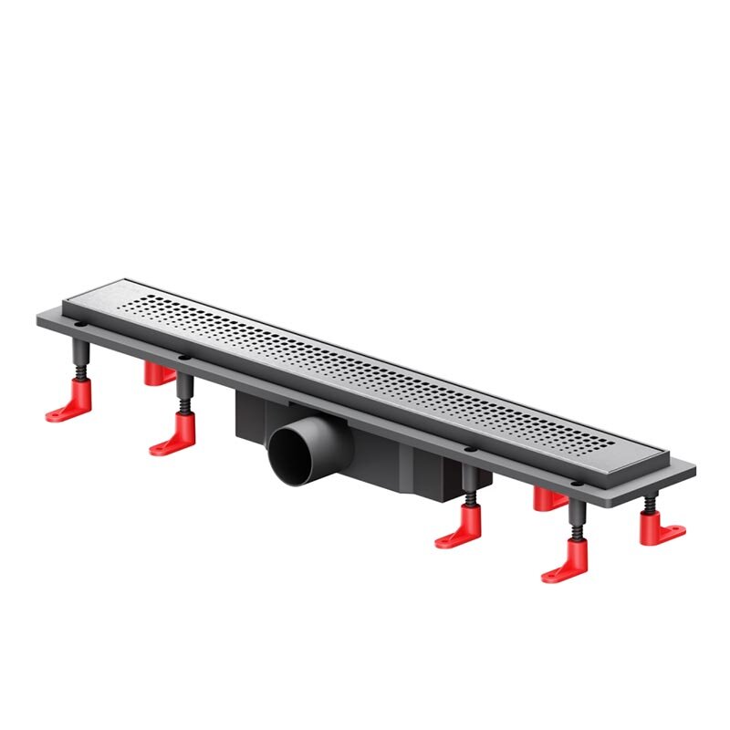 Изображение товара Дренажный канал Am.Pm PrimeFlow W02SC-P11-060-01SB, 60 см, с перфорированной решеткой, цвет хром