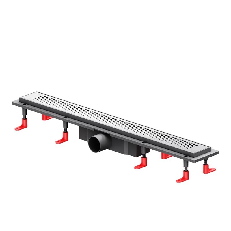 Изображение товара Дренажный канал Am.Pm PrimeFlow W02SC-P11-070-01SB, 70 см, с перфорированной решеткой, хром