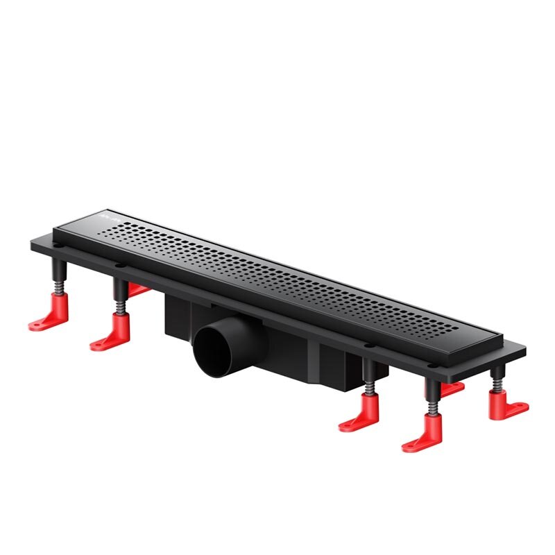 Изображение товара Дренажный канал Am.Pm PrimeFlow W02SC-P11-050-01BM 50 см с перфорированной решеткой черный матовый