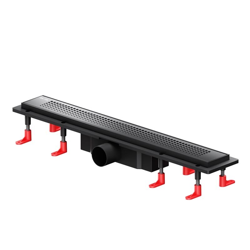 Изображение товара Дренажный канал Am.Pm PrimeFlow W02SC-P11-060-01BM 60 см с перфорированной решеткой черный матовый 