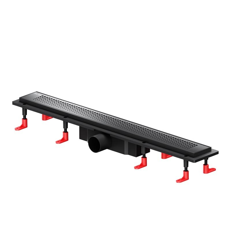 Изображение товара Дренажный канал Am.Pm PrimeFlow W02SC-P11-070-01BM 70 см с перфорированной решеткой черный матовый