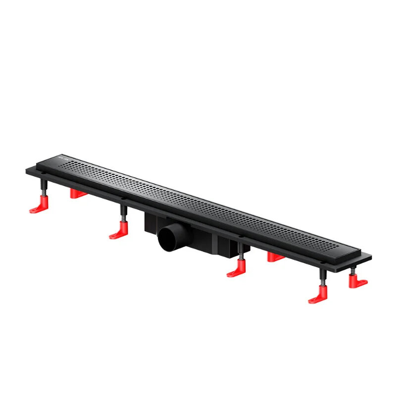 Изображение товара Дренажный канал Am.Pm PrimeFlow W02SC-P11-080-01BM, 80 см, с перфорированной решеткой, цвет черный матовый Изображение товара Дренажный канал Am.Pm PrimeFlow W02SC-P11-080-01BM, 80 см, с перфорированной решеткой, цвет черный матовый