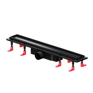 Изображение товара Дренажный канал Am.Pm PrimeFlow W02SC-U11-060-04BM, 60 см, под плитку, цвет черный матовый