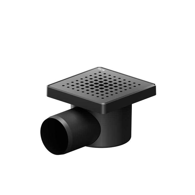 Изображение товара Дренажный трап Am.Pm PrimeFlow W02BD-P11-010-01BM 10x10 см черный матовый Германия