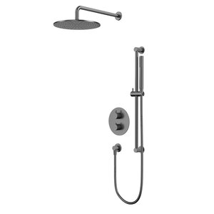 Изображение товара Душевая система Whitecross Y gunmetal YSET09GM термостатическая двухпотребительская