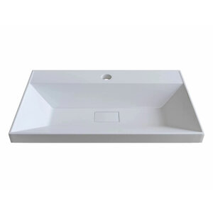 Изображение товара Раковина Madera Classica Slim 4627173210874, 60 см, искусственный камень, цвет белый