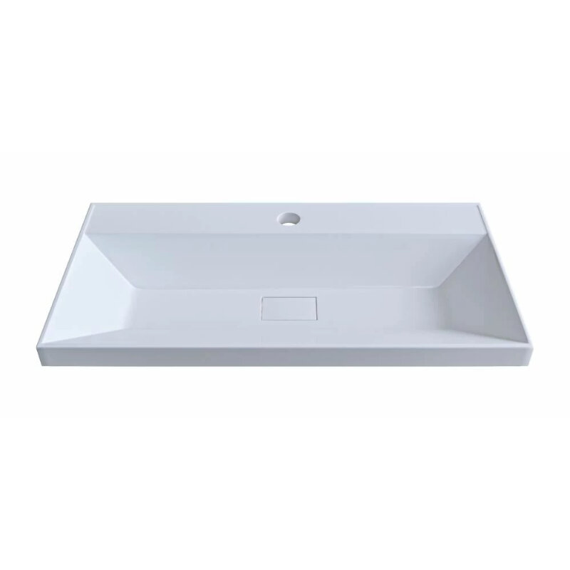 Изображение товара Раковина Madera Classica Slim 4627173210881 70 см из искусственного камня Изображение товара Раковина Madera Classica Slim 4627173210881 70 см из искусственного камня