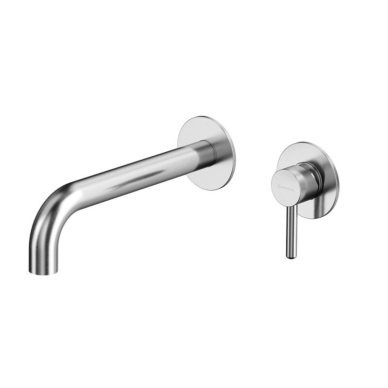 Изображение товара Смеситель для раковины Whitecross Y brushed nickel Y1215NIB в стеновой установке
