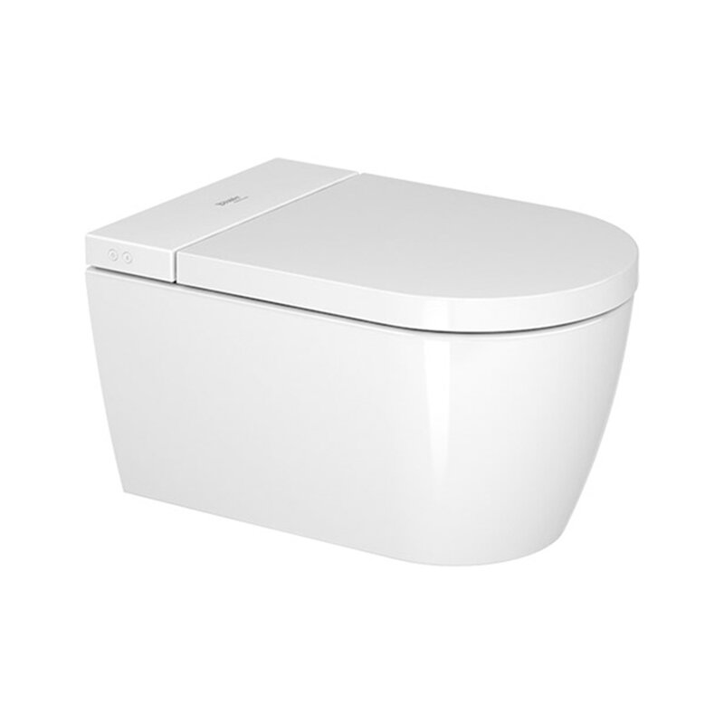 Изображение товара Комплект Duravit Starck f Lite, безободковый унитаз ME by Starck с электронным сиденьем SensoWash, 650001012004310 (2510092000+612000012000310)