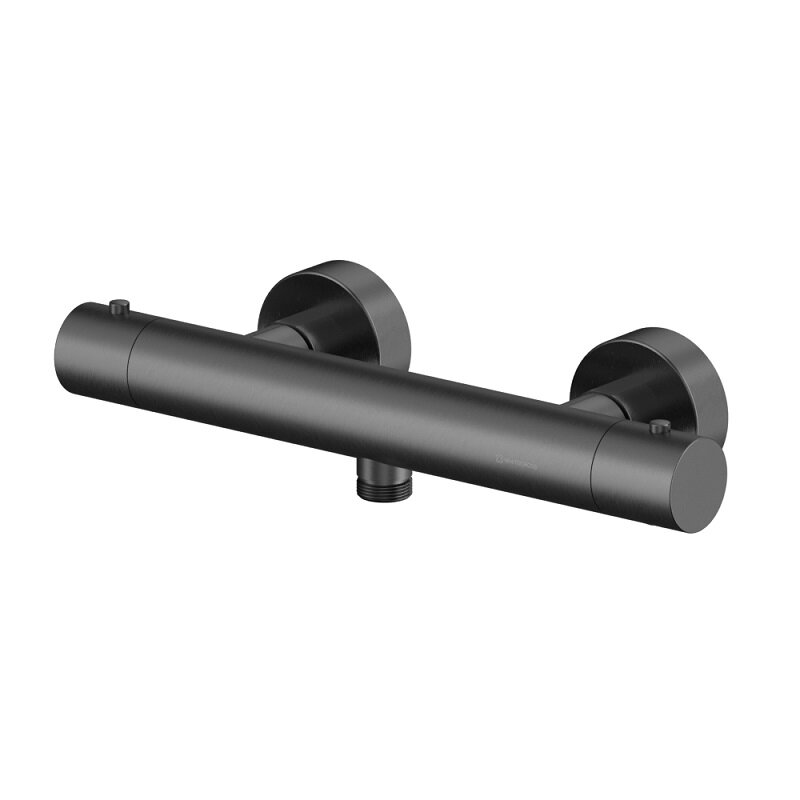 Изображение товара Смеситель для душа Whitecross Y1246GM термостатический вороненая сталь Gunmetal