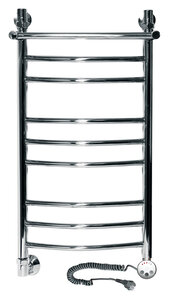 Изображение товара Полотенцесушитель электрический Ника Arc ЛД (г2), высота 80 см, ширина 47 см, с полкой и терморегулятором
