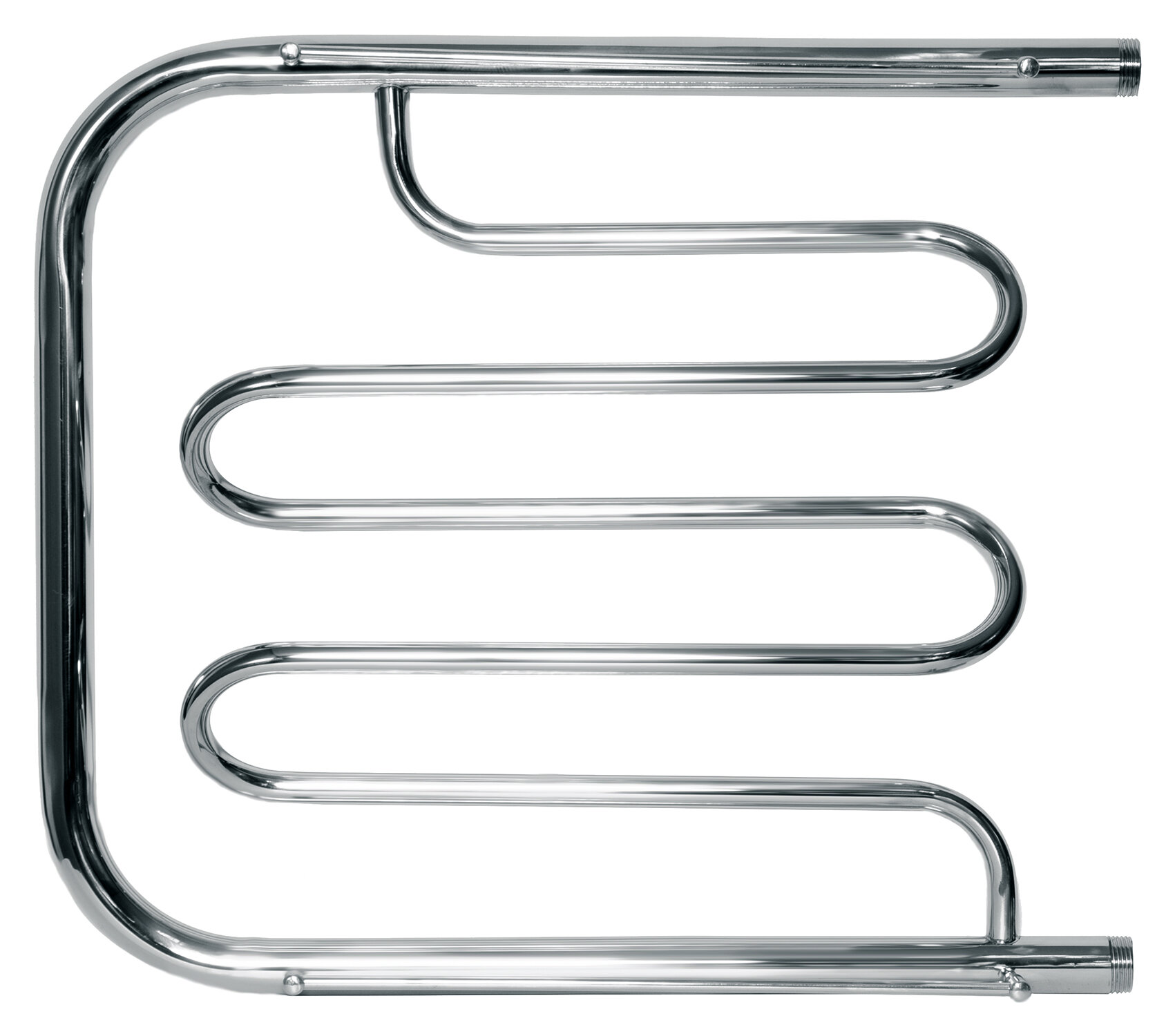 Изображение товара Полотенцесушитель водяной Ника Econ ПМ-2 с полкой, высота 60 см, ширина 50 см