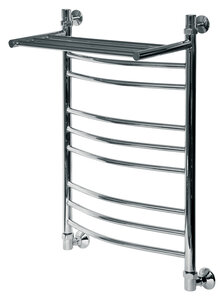 Изображение товара Полотенцесушитель водяной Ника Arc ЛД (г2) ВП, высота 83 см, ширина 56 см, с полкой