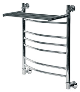 Изображение товара Полотенцесушитель водяной Ника Arc ЛД (г2) ВП, высота 63 см, ширина 46 см, с полкой