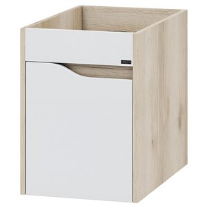 Изображение товара Тумба под раковину Санта Сатурн 700406, подвесная, 38 см, дуб австрийский