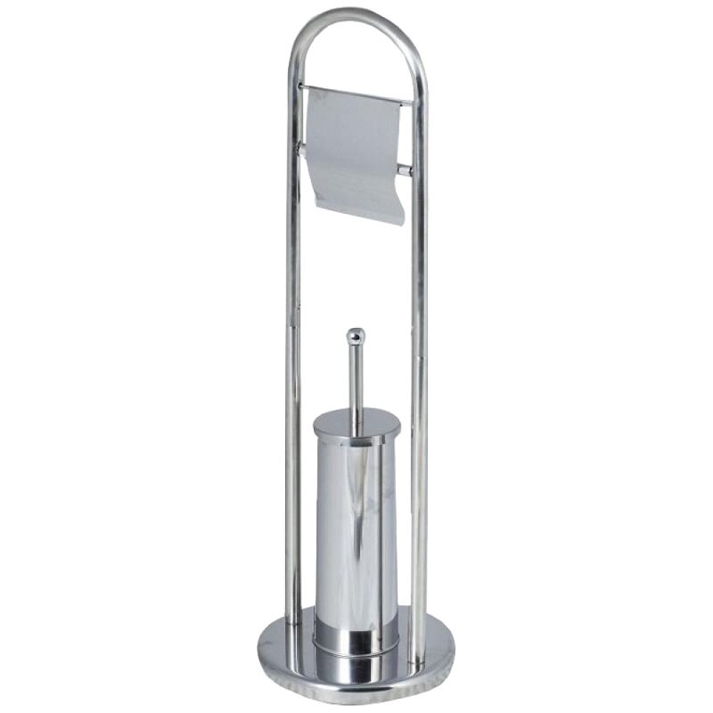 Изображение товара Стойка напольная Solinne 11163 2522. 016 хром - держатель туалетной бумаги и ерша Изображение товара Стойка напольная Solinne 11163 2522. 016 хром - держатель туалетной бумаги и ерша