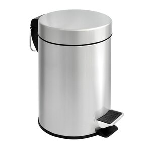Изображение товара Мусорное ведро Solinne 2565.066, 3 л, с педалью, цвет хром