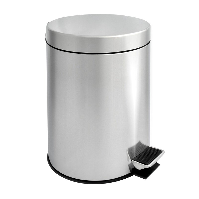 Изображение товара Мусорное ведро Solinne 2565.060 5 л с педалью, цвет хром