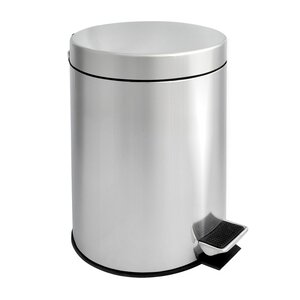 Изображение товара Мусорное ведро Solinne 2565.060 5 л с педалью, цвет хром