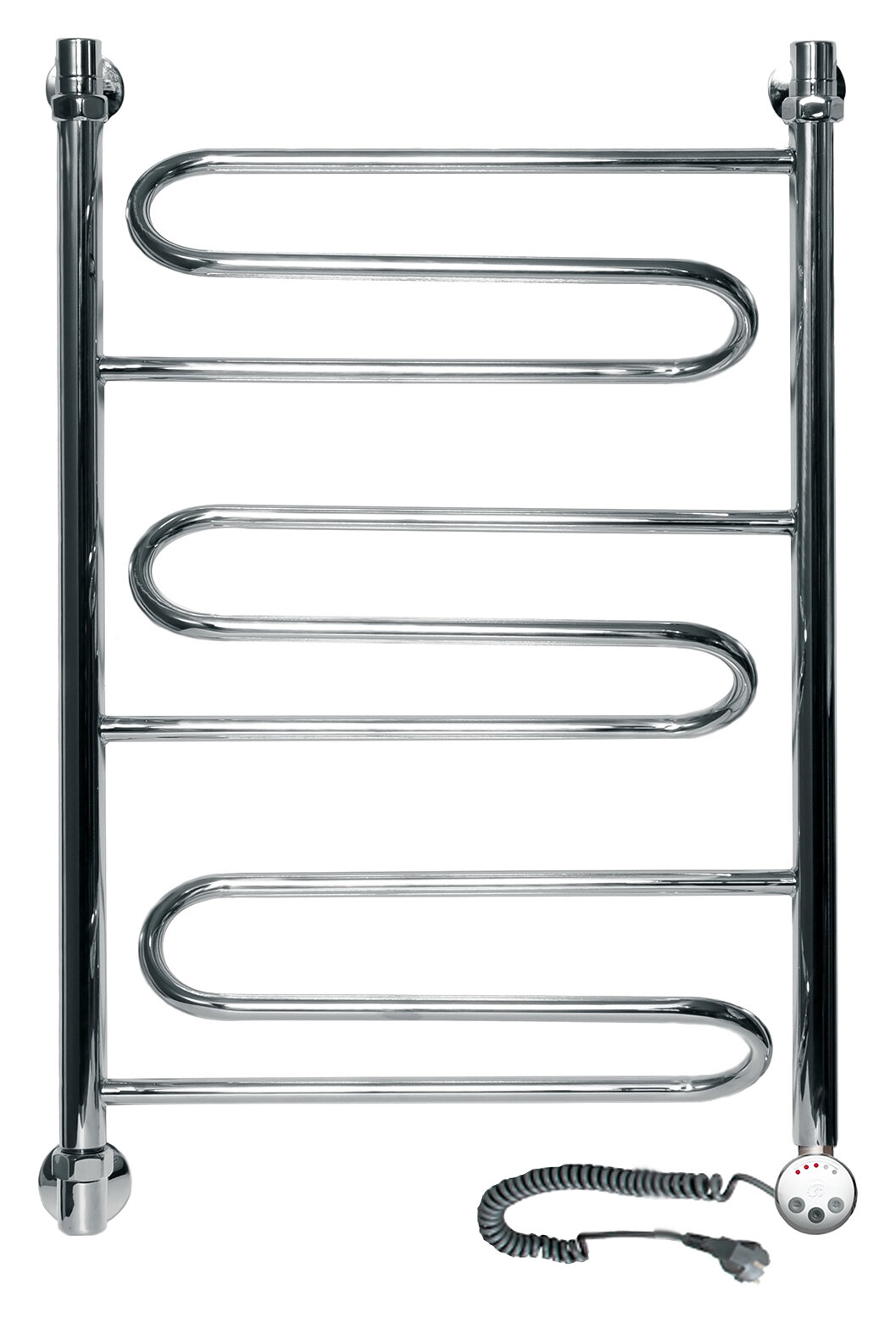 Изображение товара Полотенцесушитель электрический Ника Curve ЛZ 80 x 50 см, с терморегулятором