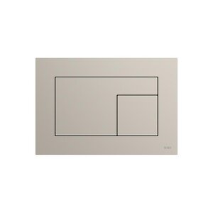 Изображение товара Клавиша смыва TECE Velvet 9240733, механическая, покрытие против отпечатков пальцев, серовато-бежевый