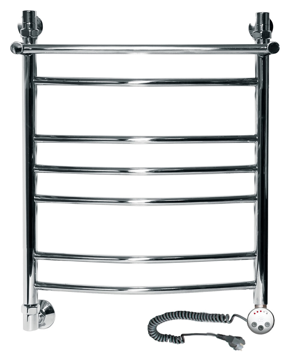 Изображение товара Электрический полотенцесушитель Ника Arc ЛД 60 см с полкой и терморегулятором