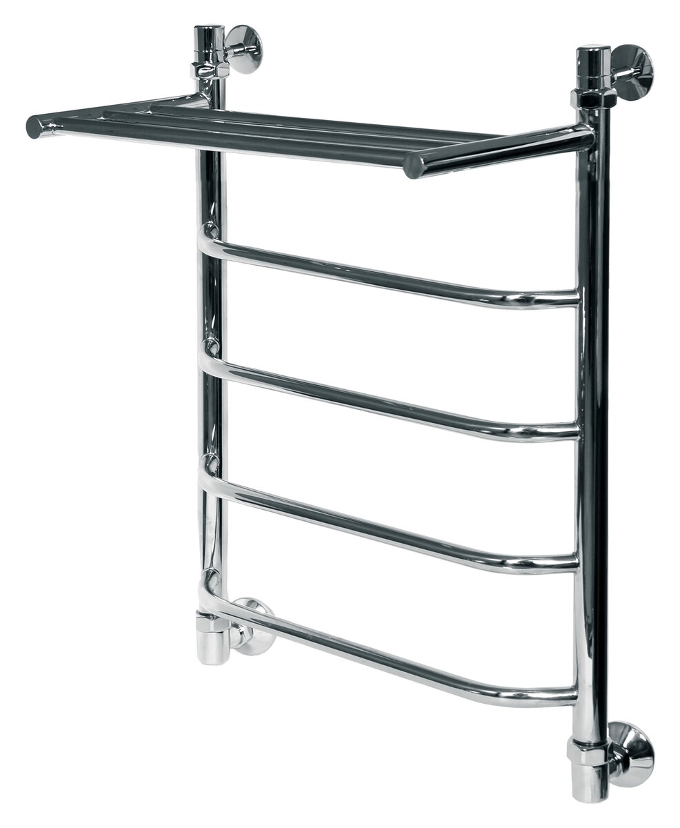 Изображение товара Водяной полотенцесушитель Ника Trapezium ЛТ ВП с полкой 55х60 см для ванной