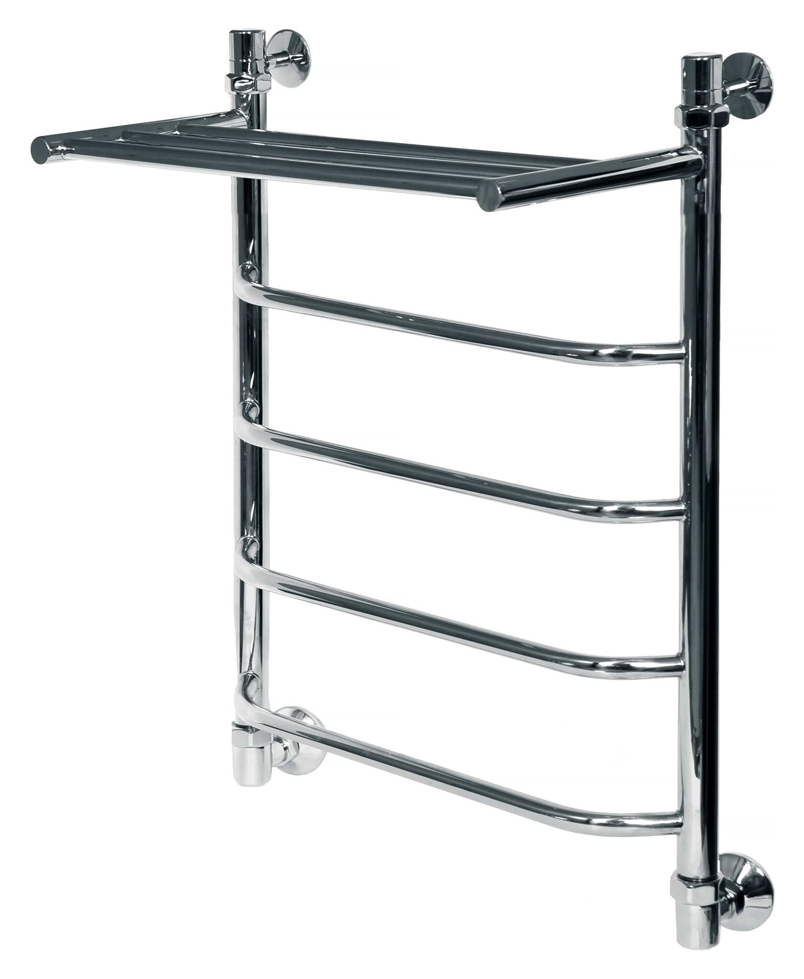 Изображение товара Водяной полотенцесушитель Ника Trapezium ЛТ ВП с полкой 55х60 см для ванной