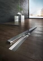 Изображение товара Решетка водосточная AlcaPlast Line-650 из нержавеющей стали 650 мм класс K3