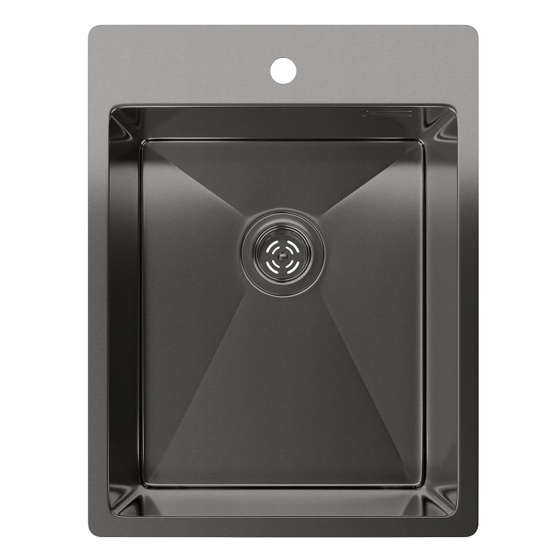 Изображение товара Кухонная мойка Rivelato Rinox 3850 PVD black 38 x 50 см Изображение товара Кухонная мойка Rivelato Rinox 3850 PVD black 38 x 50 см