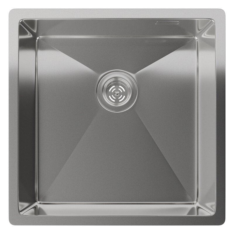 Изображение товара Кухонная мойка Rivelato Rinox 4444 UN из нержавеющей стали 44х44 см