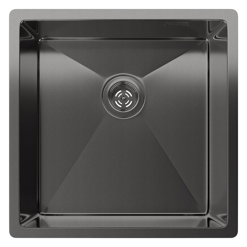 Изображение товара Кухонная мойка Rivelato Rinox 4444 UN PVD black, 44 x 44 см, цвет черный Изображение товара Кухонная мойка Rivelato Rinox 4444 UN PVD black, 44 x 44 см, цвет черный