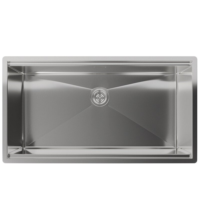 Изображение товара Кухонная мойка Rivelato Rinox 8044 UN из нержавеющей стали 80x44 см