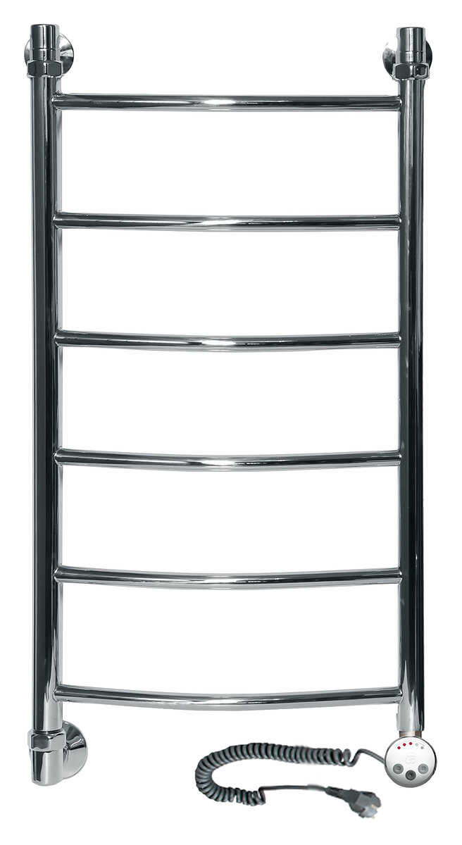 Изображение товара Электрический полотенцесушитель Ника Arc ЛД 80 см нержавеющая сталь с терморегулятором