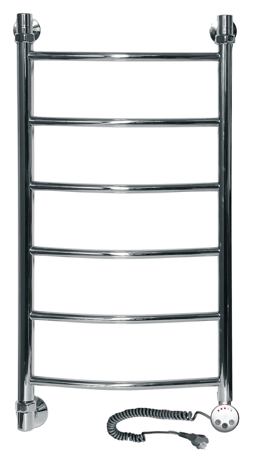 Изображение товара Электрический полотенцесушитель Ника Arc ЛД 80 см нержавеющая сталь с терморегулятором