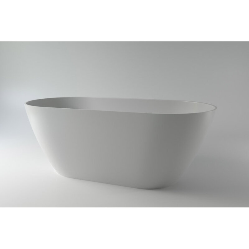 Изображение товара Ванна из искусственного камня Holbi Venus NEW 158x79 см белый матовый
