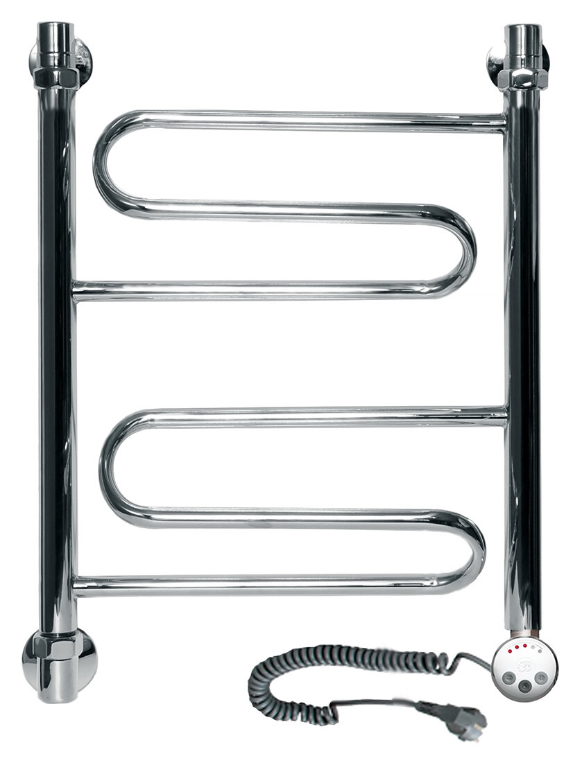Изображение товара Электрический полотенцесушитель Ника Curve ЛZ 50x40 см с терморегулятором