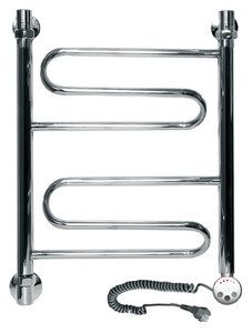 Изображение товара Электрический полотенцесушитель Ника Curve ЛZ 50x40 см из нержавеющей стали