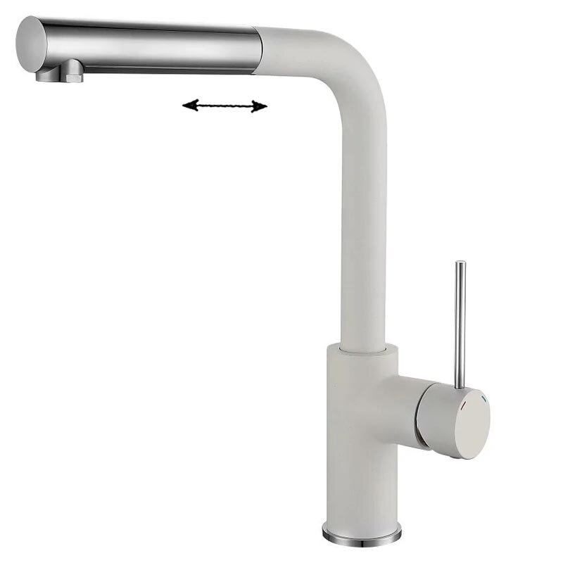 Изображение товара Кухонный смеситель Rivelato Albano 1573503 с выдвижным изливом хром