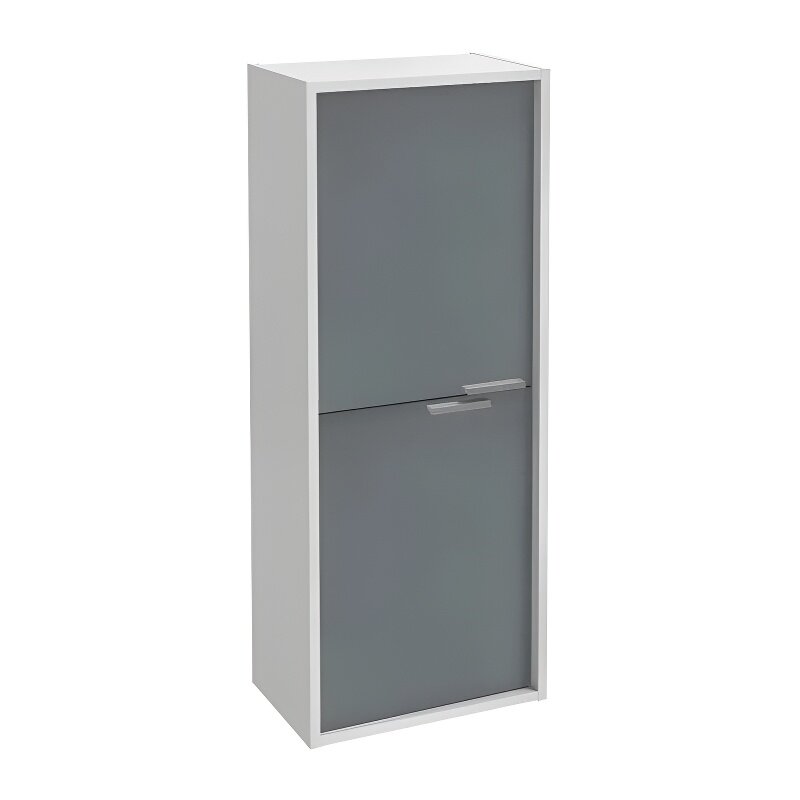 Изображение товара Подвесной шкаф-пенал Jacob Delafon Vivienne EB1665-J5-J54 40 см белый и серый